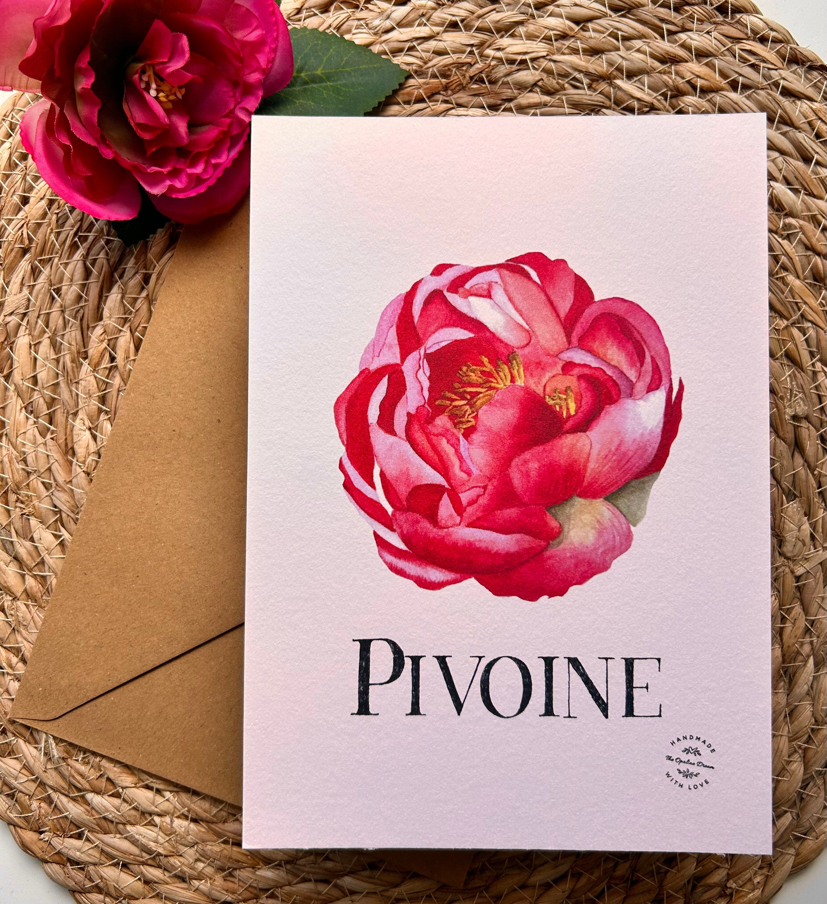 Carte Aquarelle Toutes Occasions | Illustration Originale A5 + Enveloppe