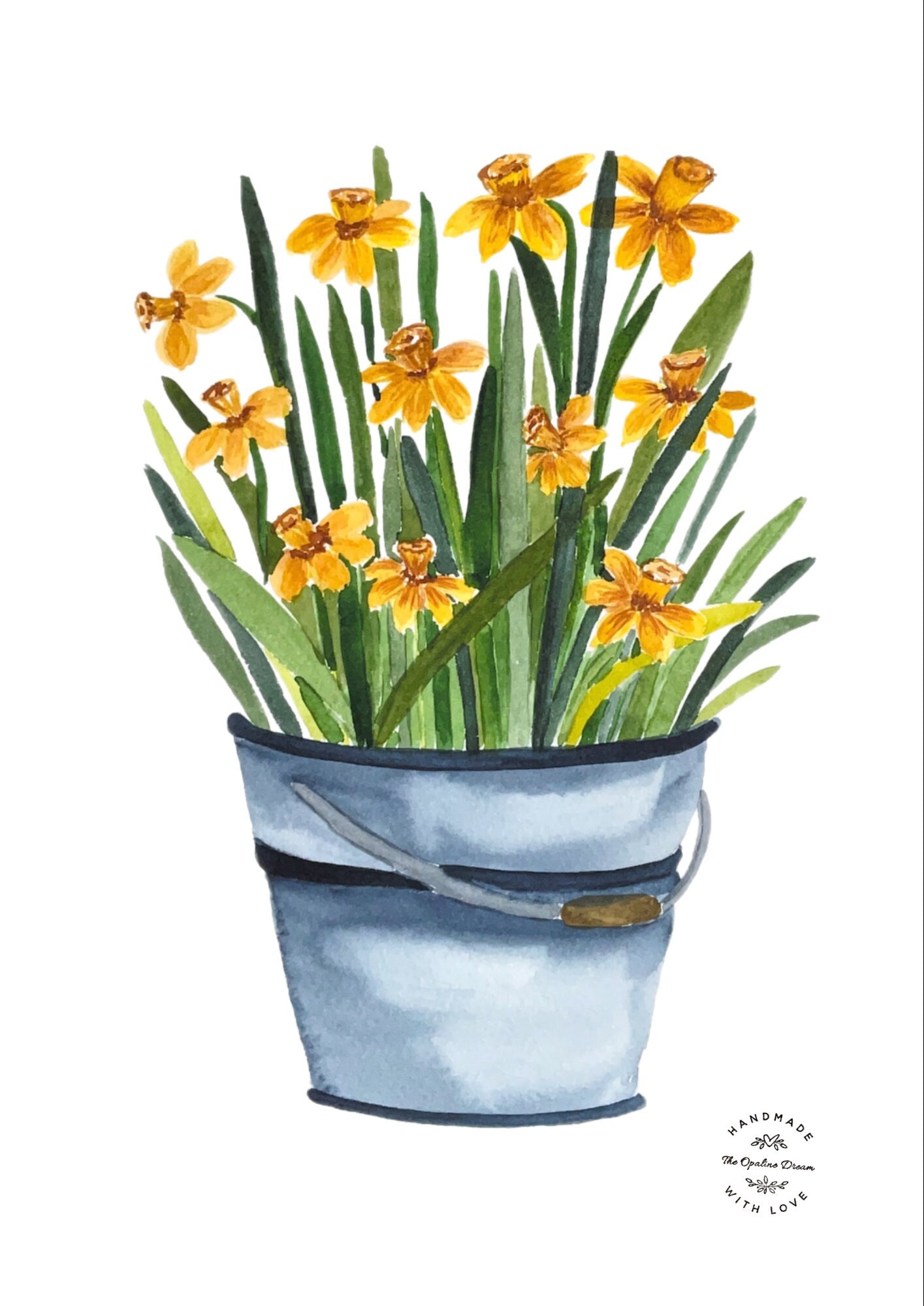 Impression Aquarelle Originale A4 | Illustration sur Papier 300g