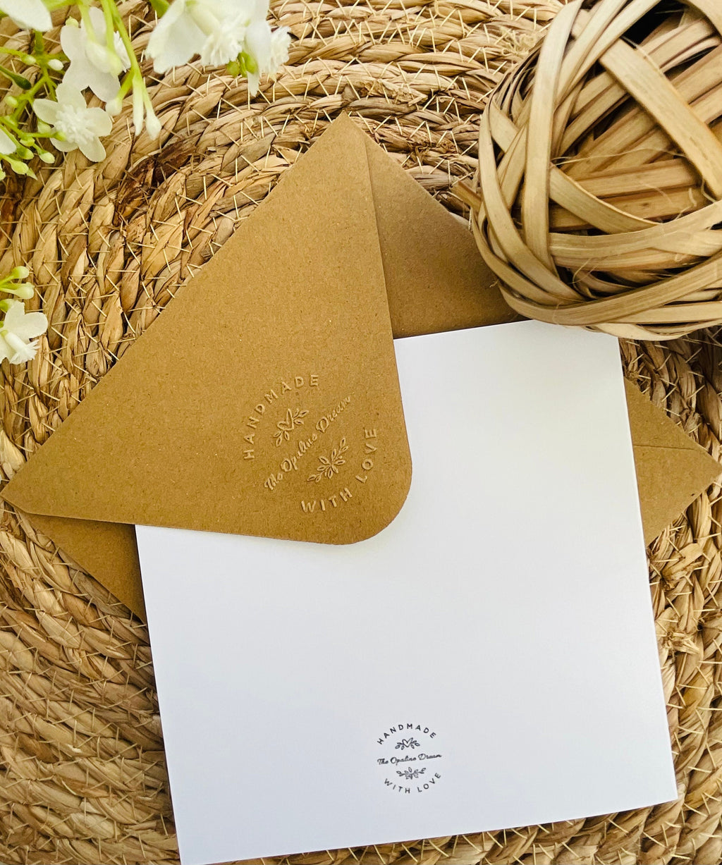 Carte Anniversaire Florale Aquarelle | Illustration Originale + Enveloppe