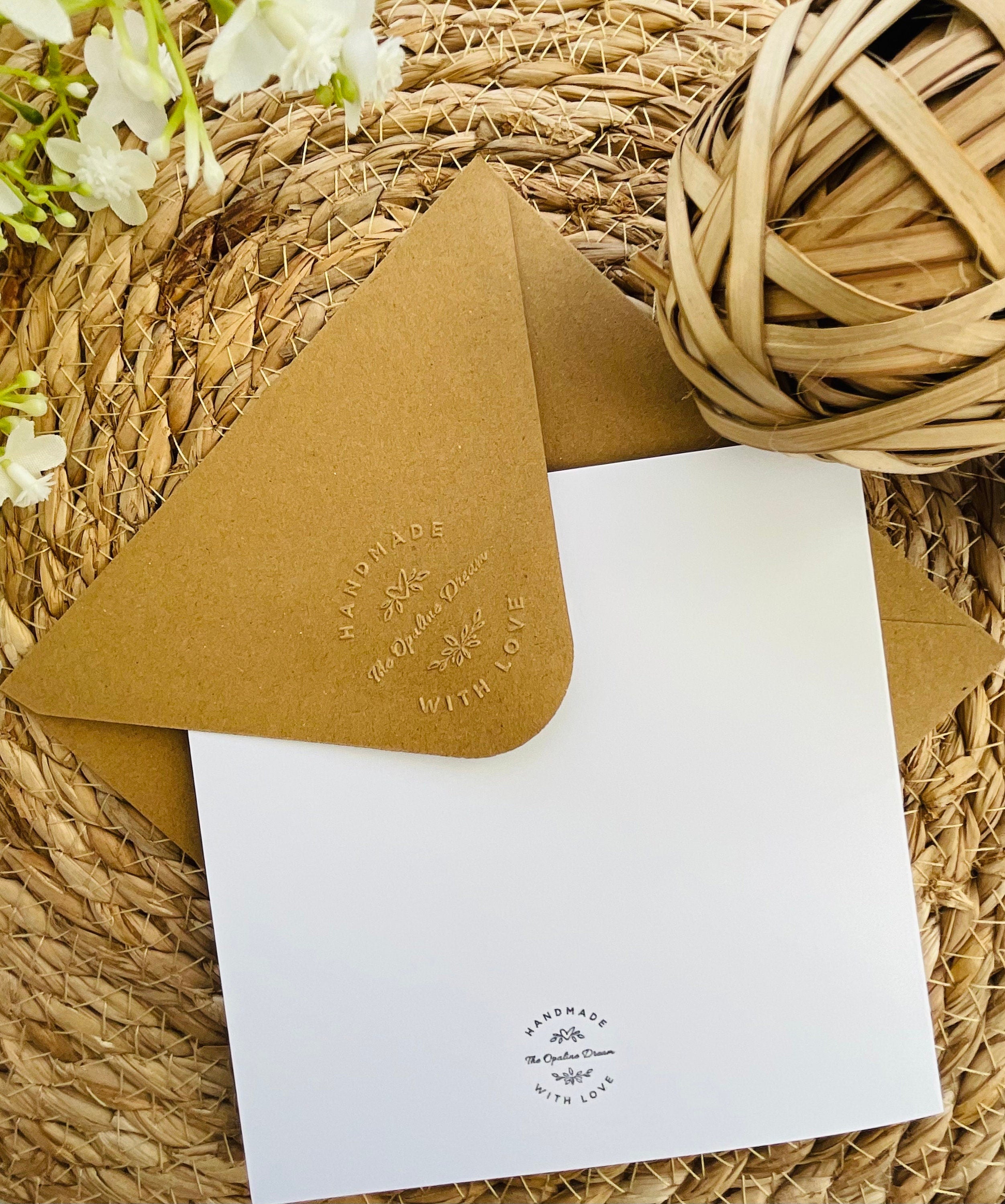 Carte Anniversaire Florale Aquarelle | Illustration Originale + Enveloppe