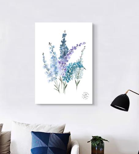 Aquarelle Surprise Personnalisée A4 | Illustration Unique sur Papier 100% Coton