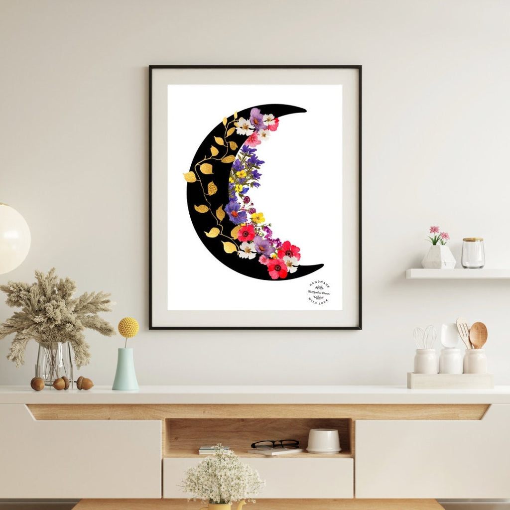 Impression Aquarelle Fleur de Lune A4 | Illustration Botanique à Encadrer