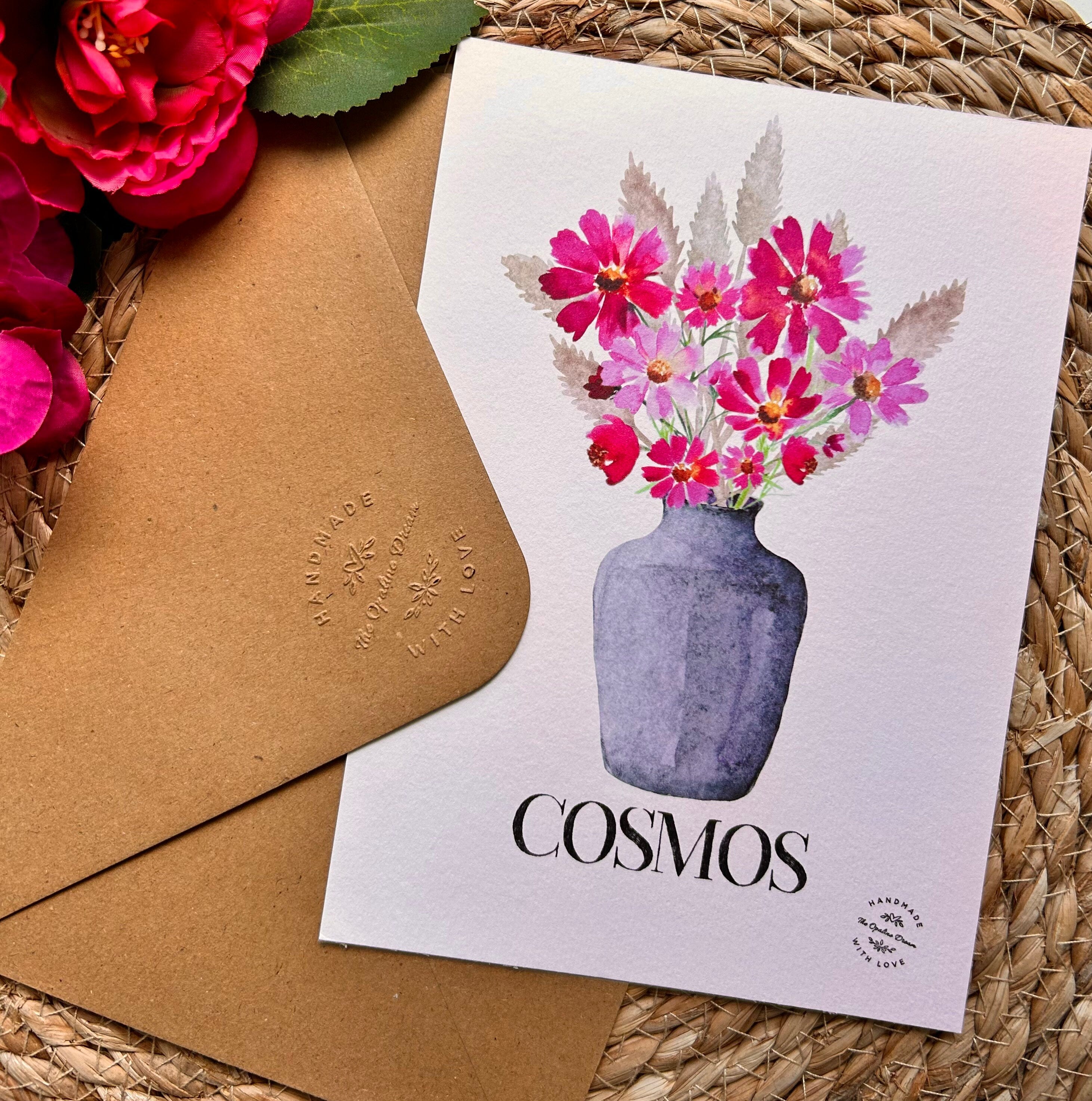 Carte Aquarelle Toutes Occasions | Illustration Originale A5 + Enveloppe