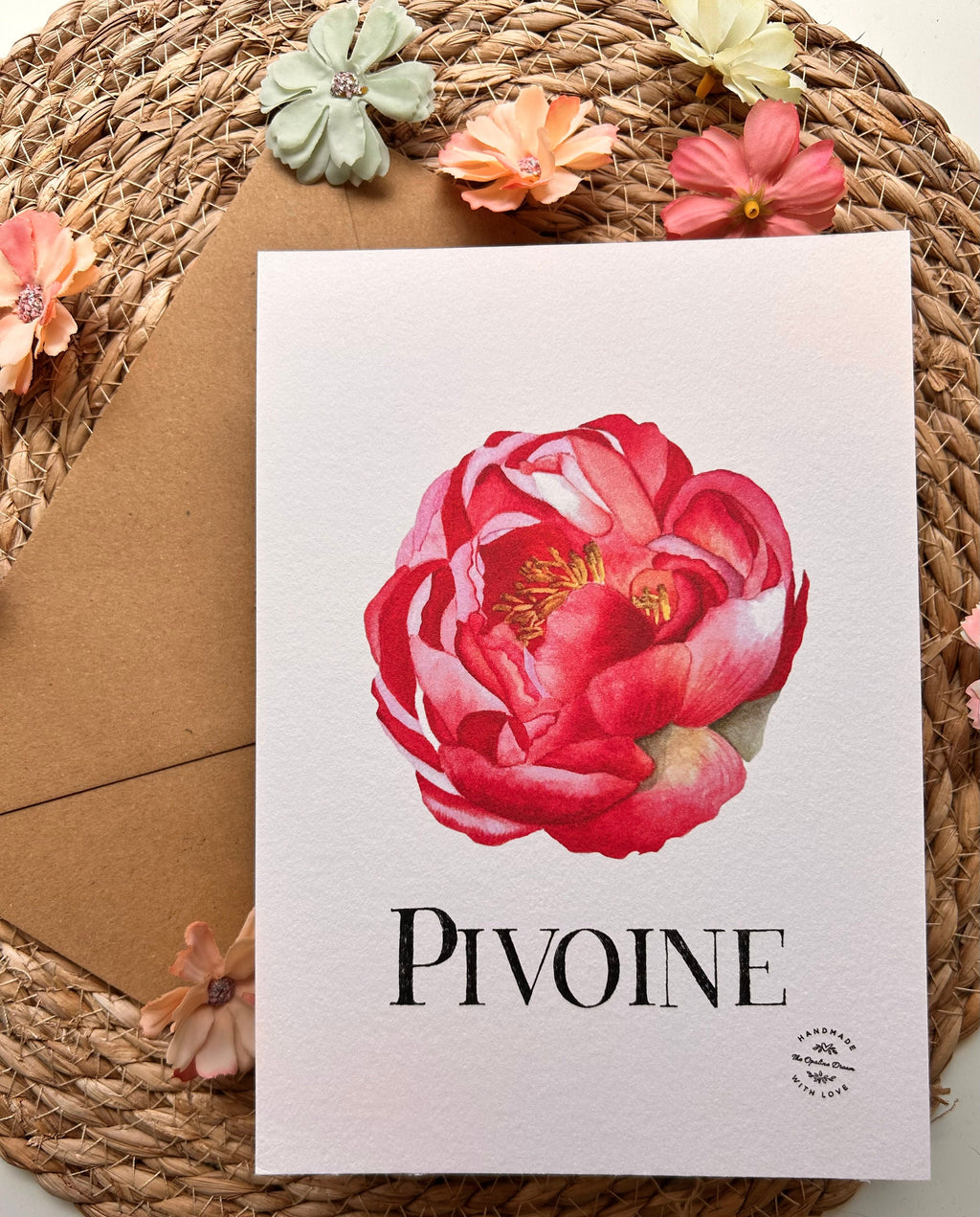 Carte Aquarelle Toutes Occasions | Illustration Originale A5 + Enveloppe