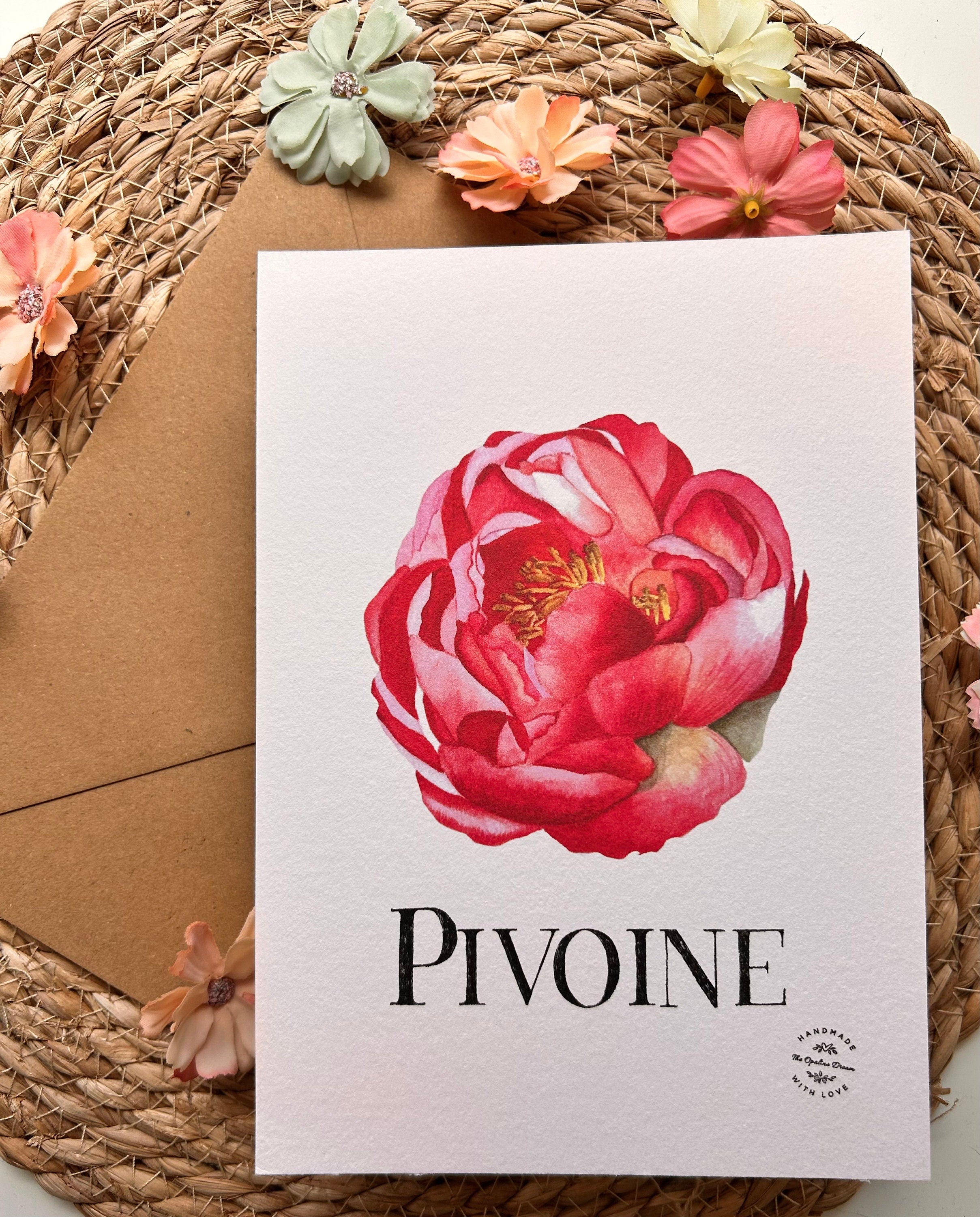 Carte Aquarelle Toutes Occasions | Illustration Originale A5 + Enveloppe