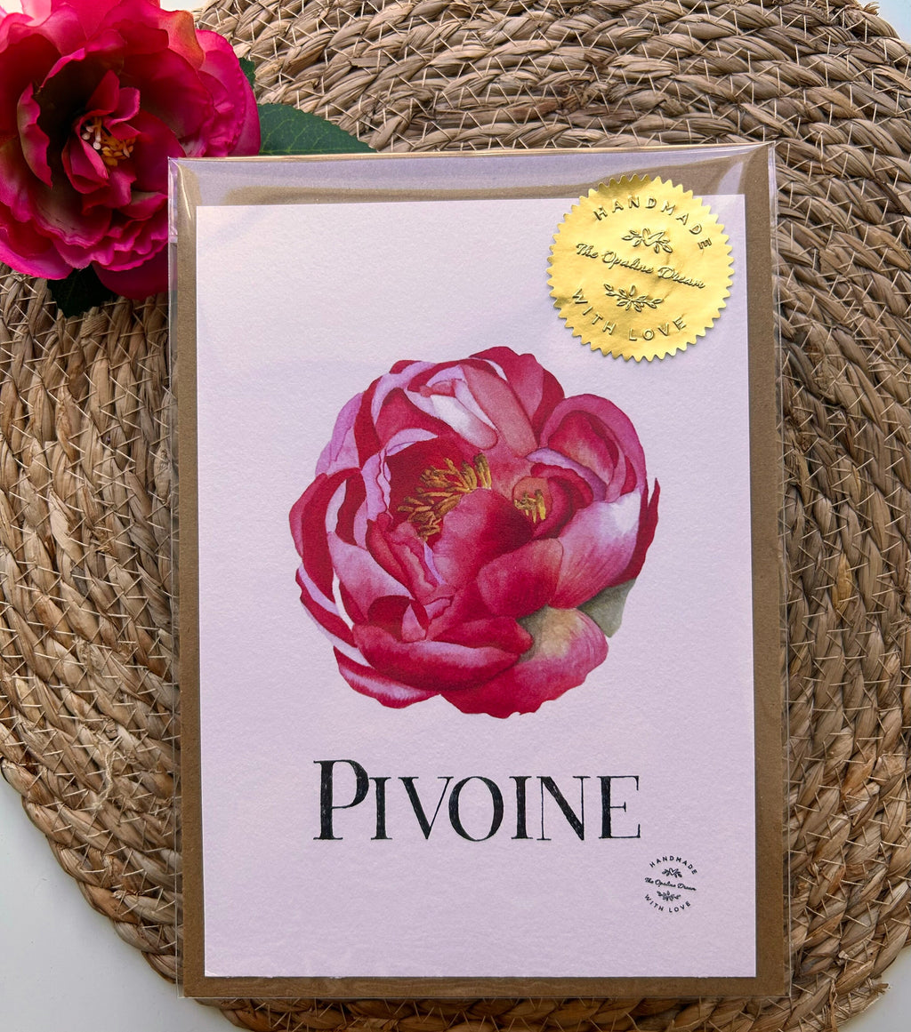 Carte Aquarelle Toutes Occasions | Illustration Originale A5 + Enveloppe