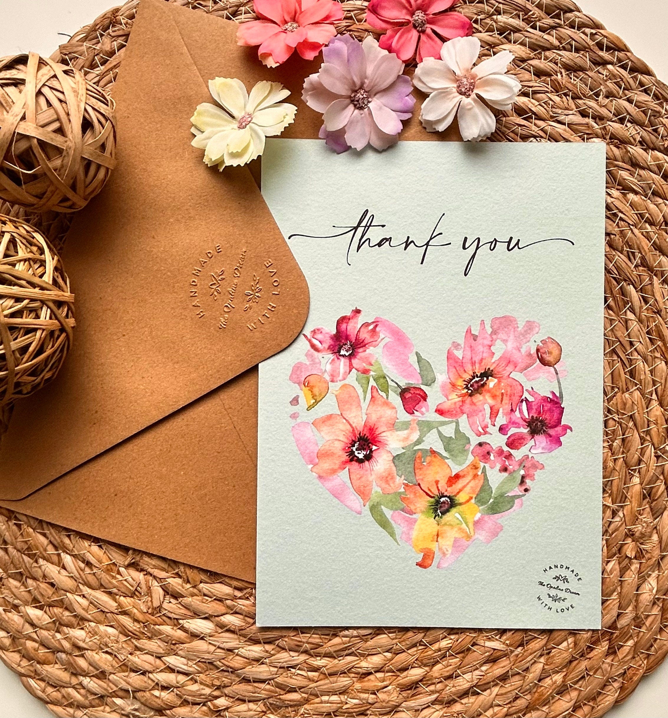 Carte Aquarelle Toutes Occasions | Illustration Originale A5 + Enveloppe