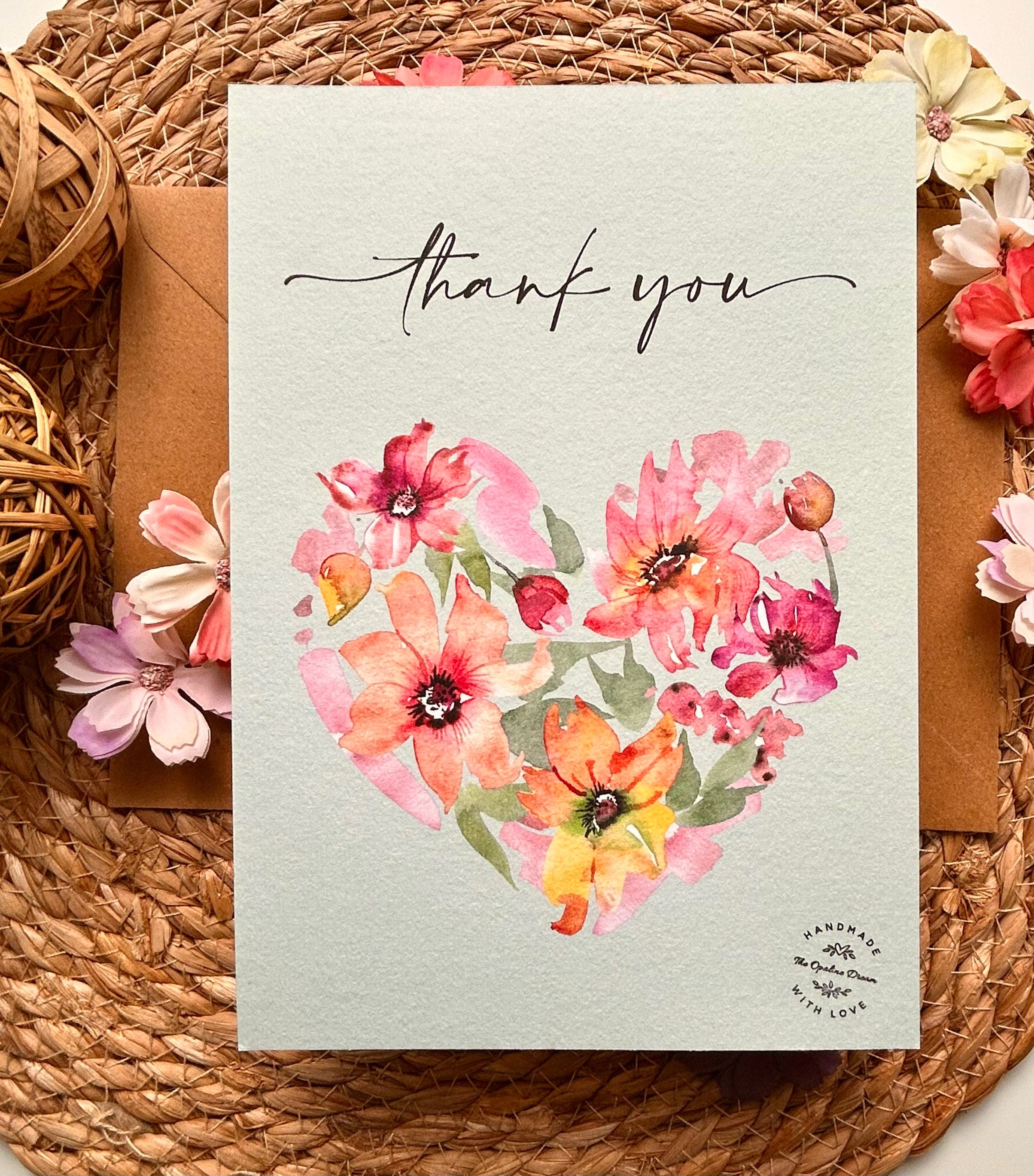 Carte Aquarelle Toutes Occasions | Illustration Originale A5 + Enveloppe