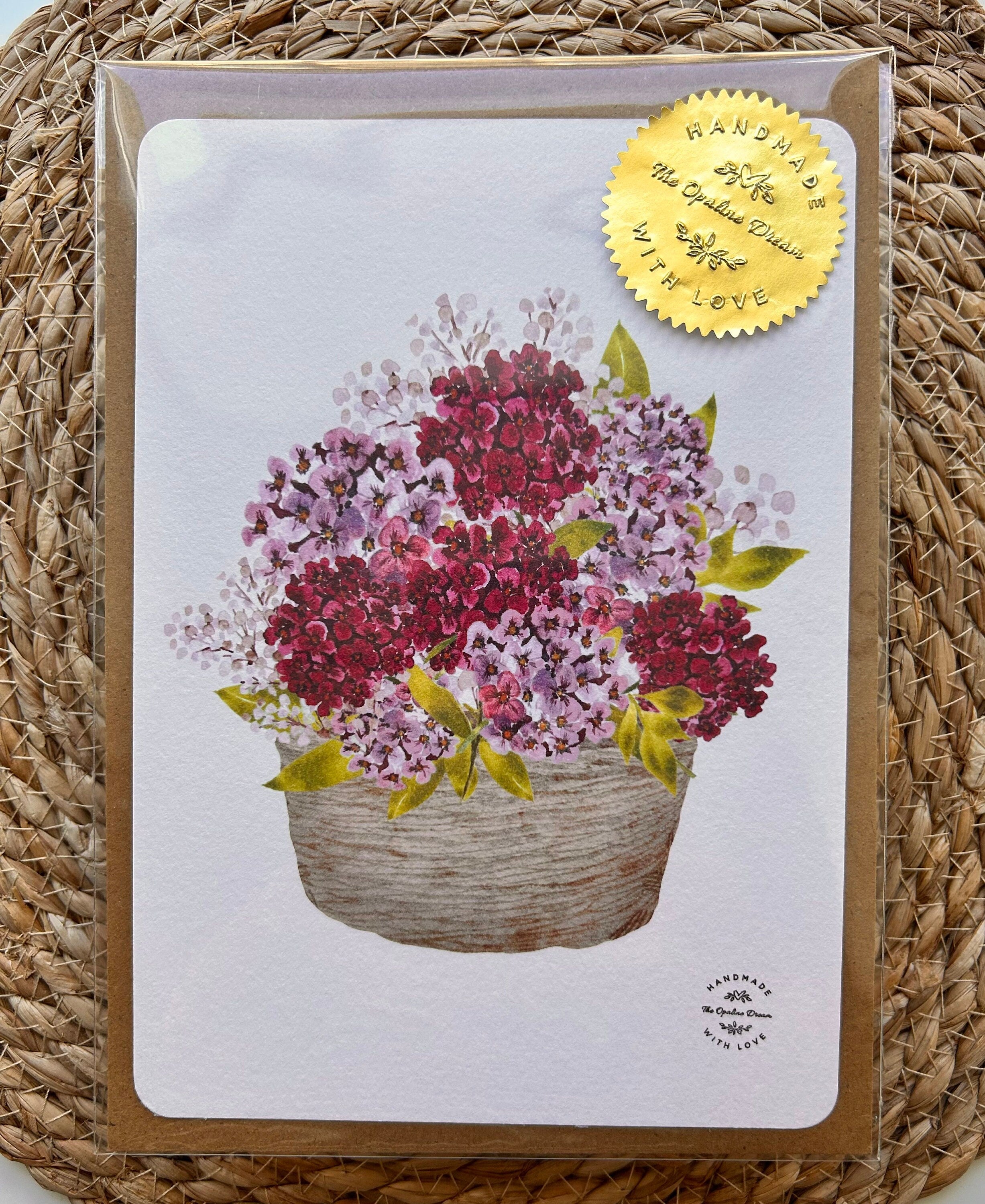 Carte Aquarelle Toutes Occasions | Illustration Originale A5 + Enveloppe