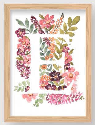 Aquarelle Surprise Personnalisée A4 | Illustration Unique sur Papier 100% Coton