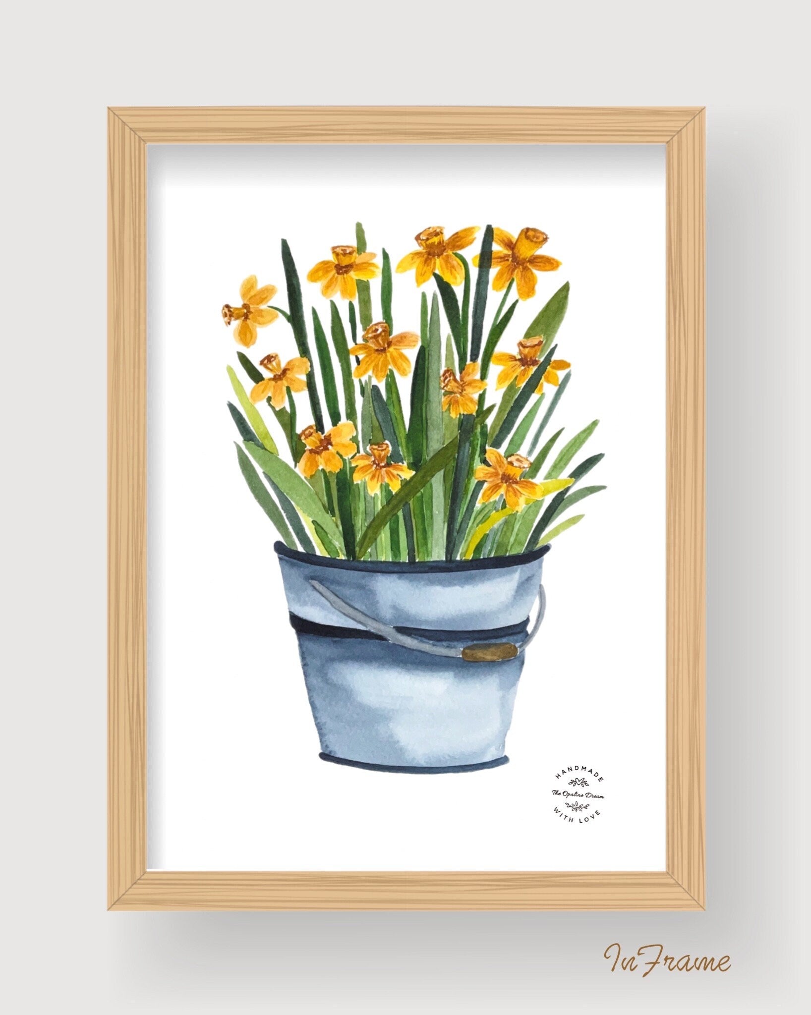 Impression Aquarelle Originale A4 | Illustration sur Papier 300g