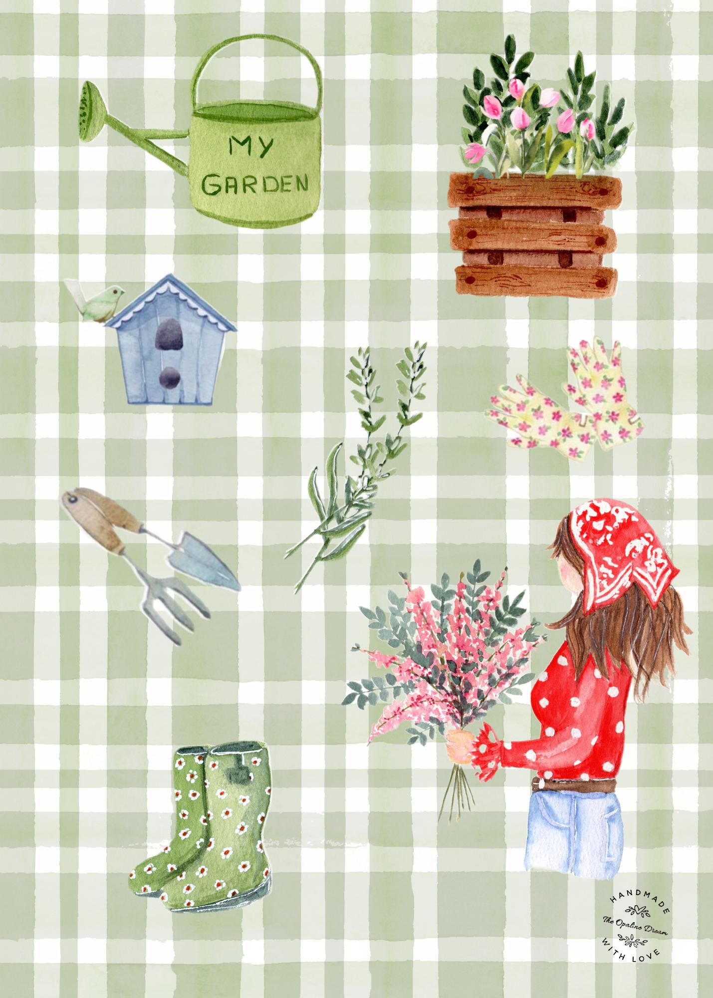 Carte Aquarelle Originale A5 | Illustration Artisanale + Enveloppe