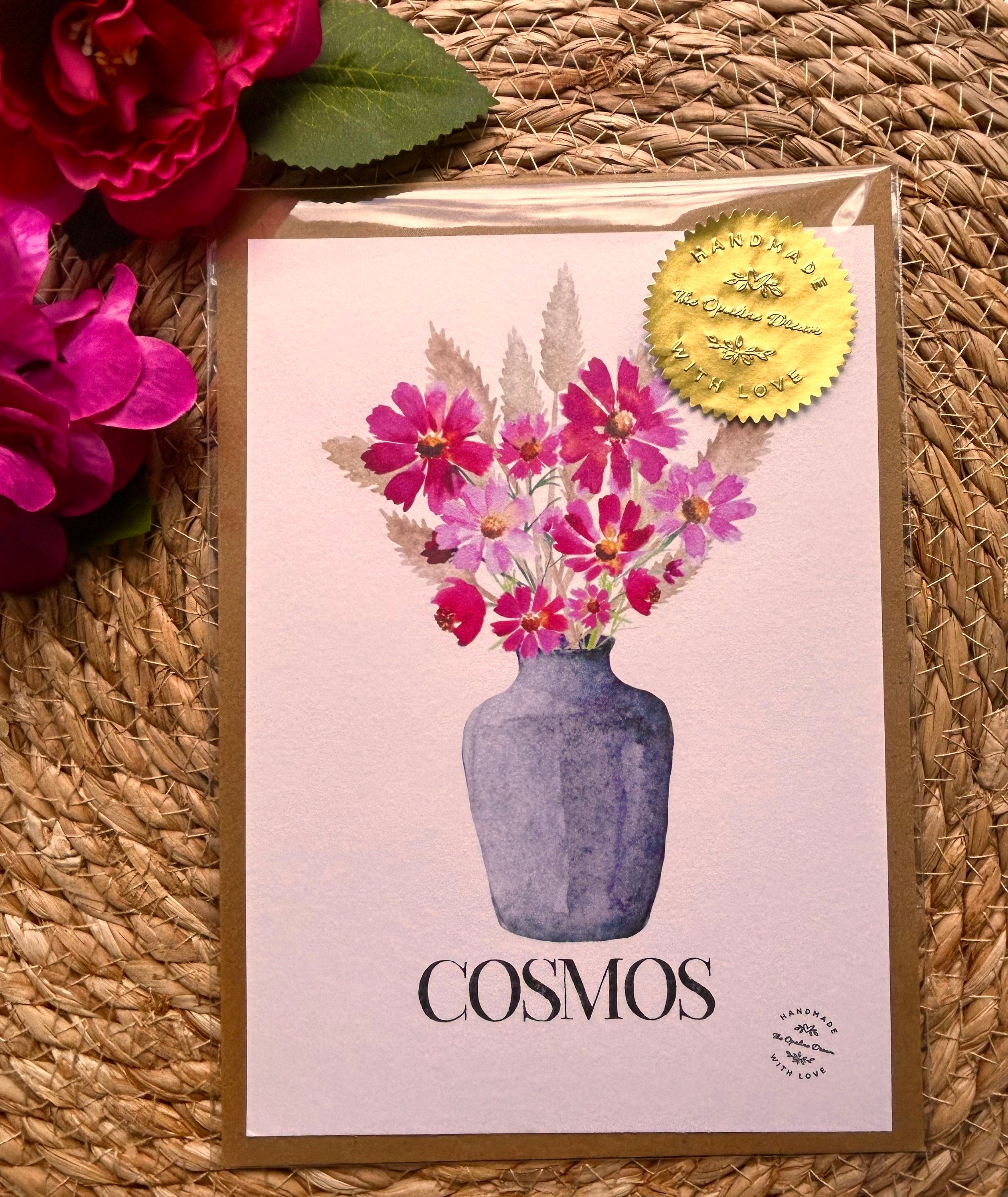 Carte Aquarelle Toutes Occasions | Illustration Originale A5 + Enveloppe