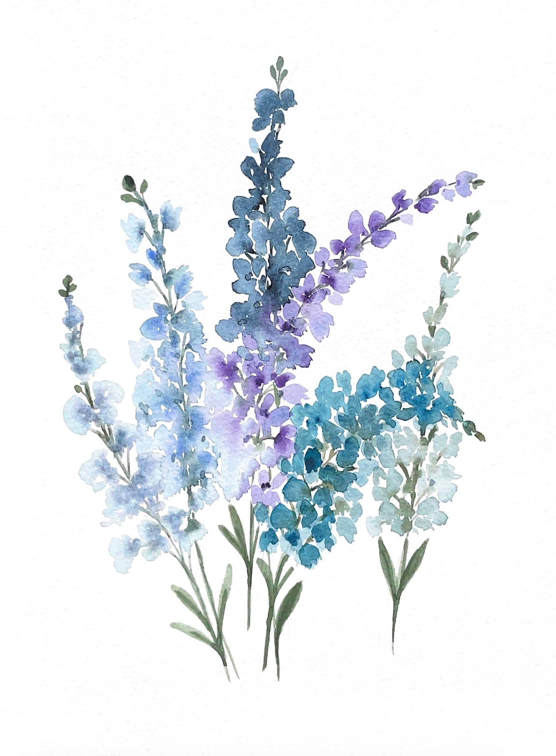 Impression Aquarelle Originale A4 | Illustration Artisanale sur Papier 300g