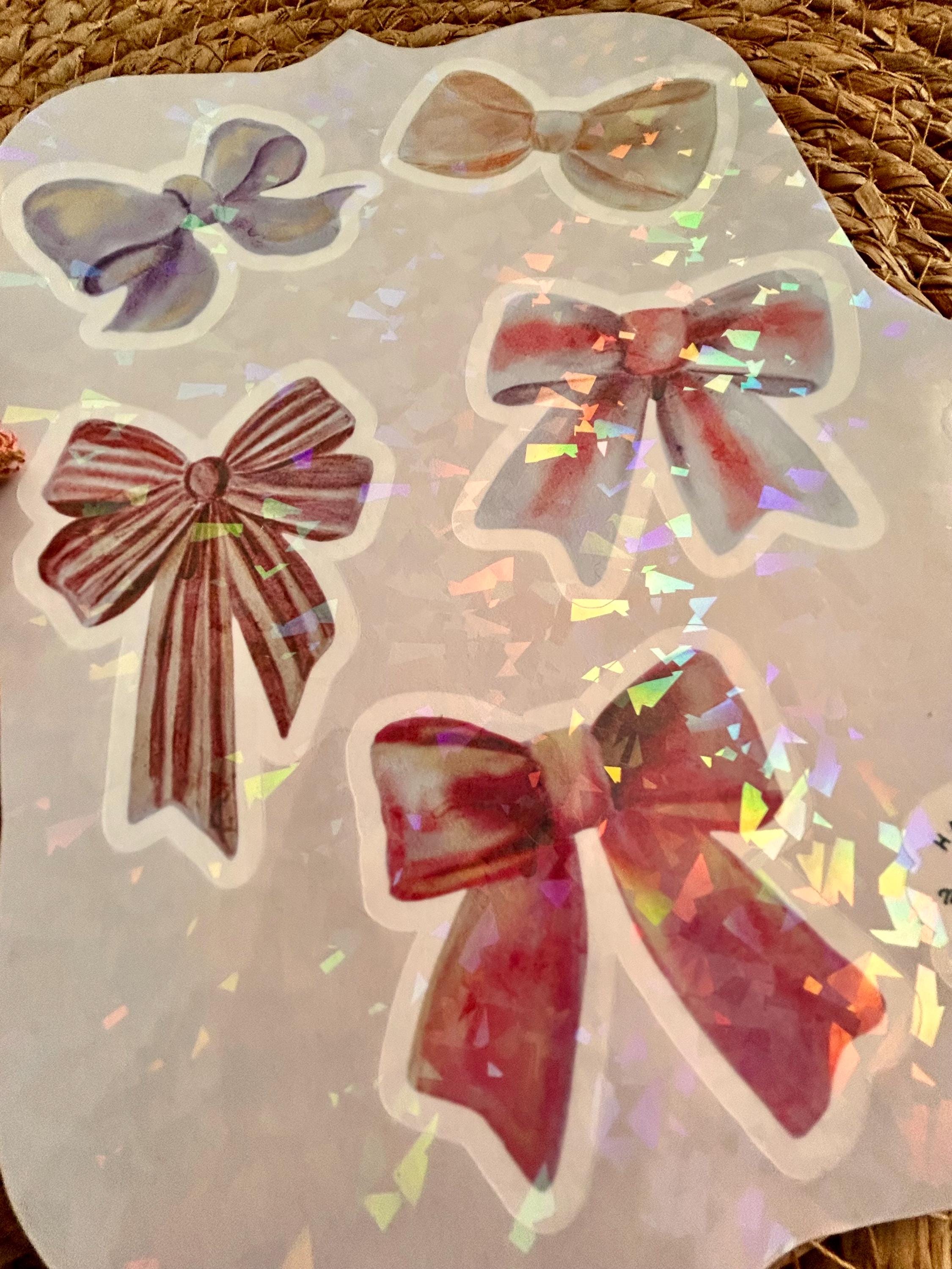 Planche Stickers Rubans Aquarelle Holographiques A5 | Édition Limitée