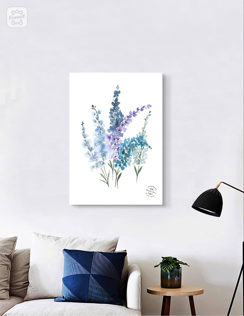 Impression Aquarelle Originale A4 | Illustration Artisanale sur Papier 300g